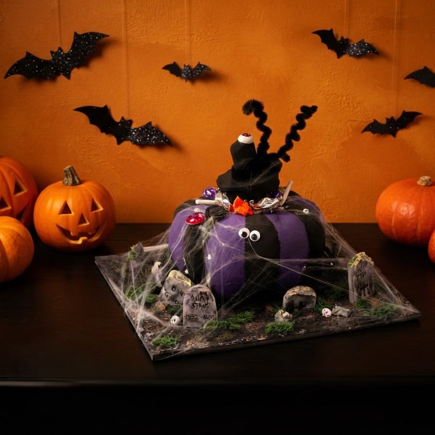 Atelier Halloween Enfant - Bonbonnière citrouille