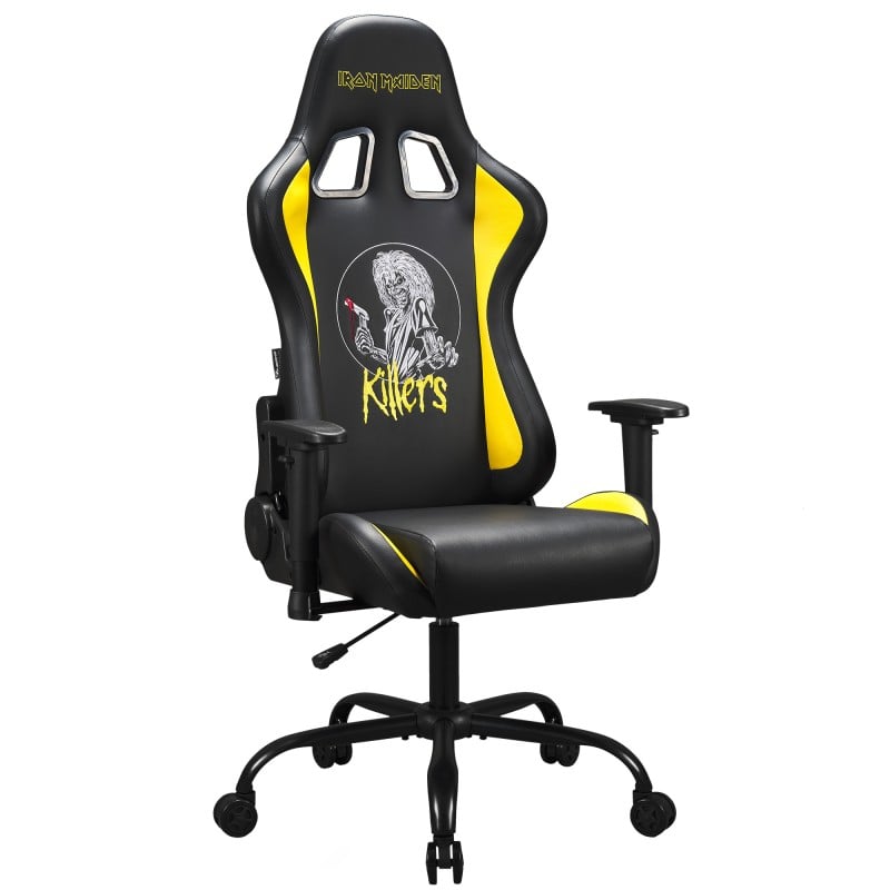 Chaise gaming Iron Maiden Killers, fauteuil gamer Noir taille L