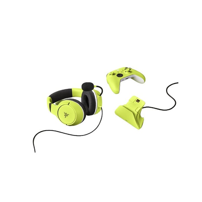 Razer pack essential duo casque gaming et chargeur manette Xbox vert