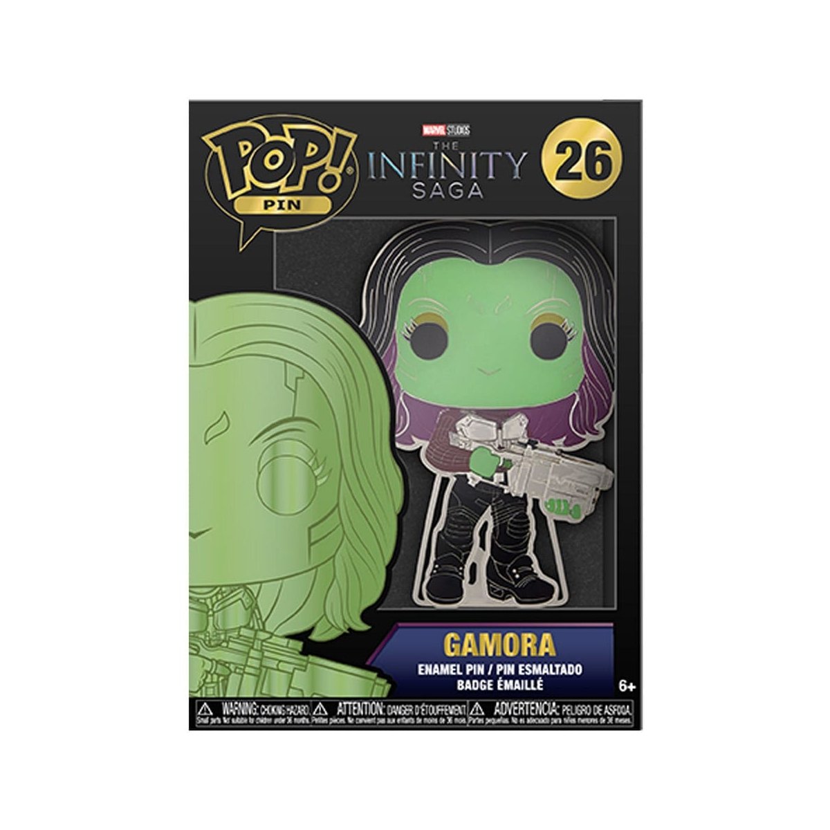 Marvel Infinity Saga - Pin pin's POP! émaillé Gamora 10 cm