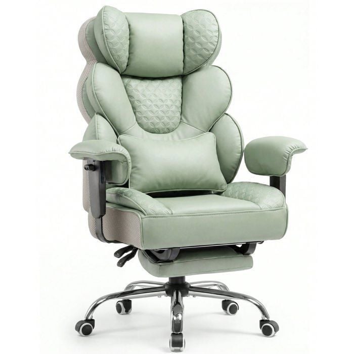 Chaise Gaming Ergonomique COMHOMA CH910 Support 180 kg Dossier 150° Support lombaire réglable - vue 2