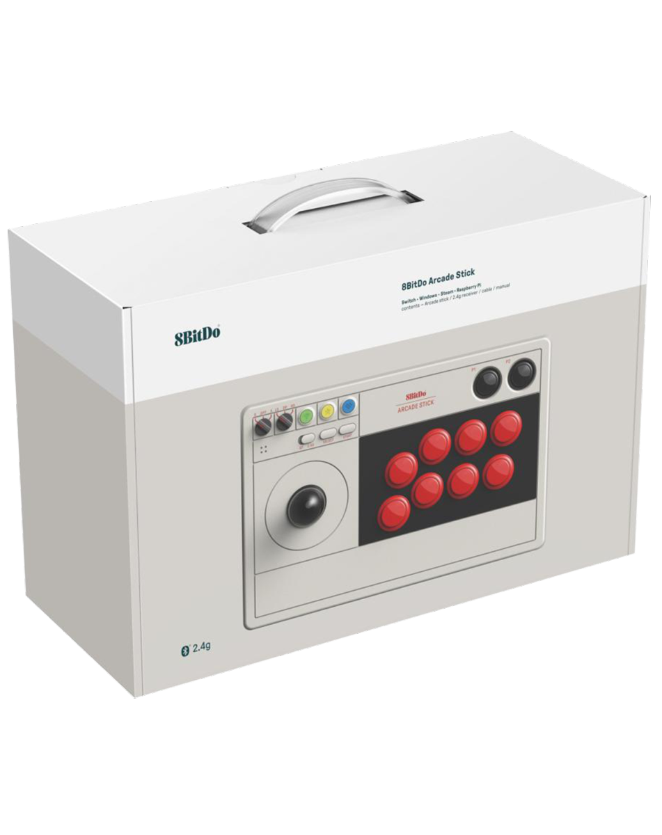 8Bitdo Arcade Stick pour Nintendo Switch - PC Windows - Steam - Rasberry Pi