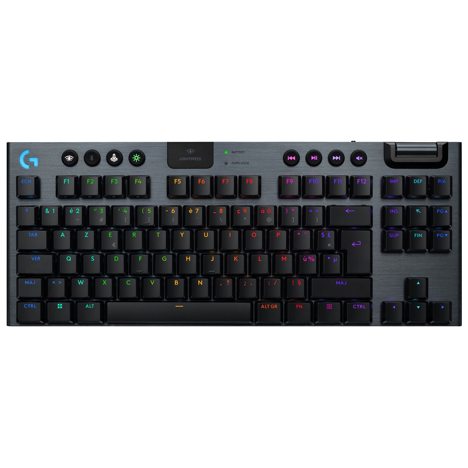 Clavier mécanique - Logitech G G915 X LIGHTSPEED - Gaming - Noir - AZERTY