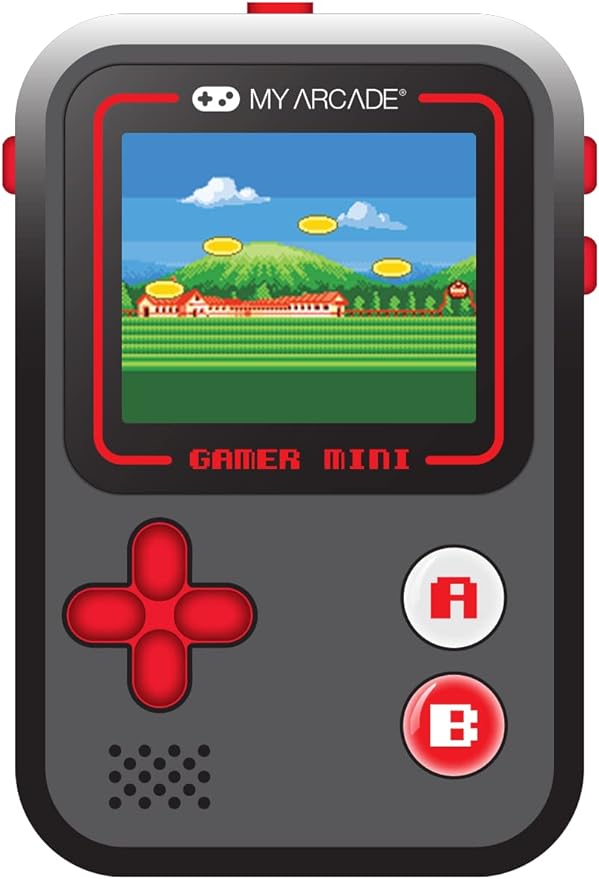 MY ARCADE - GAMER MINI CLASSIQUE CONSOLE DE POCHE - ROUGE/NOIR