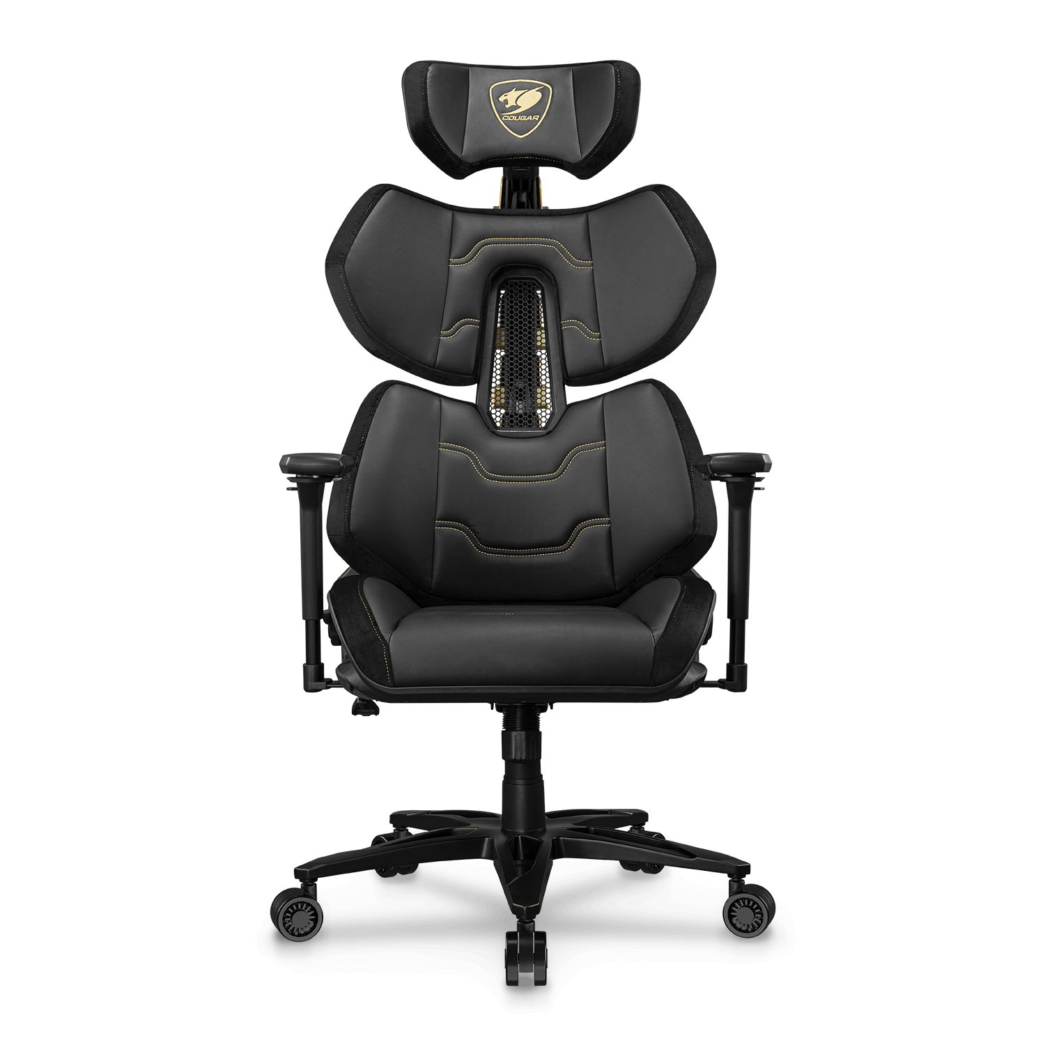 Fauteuil gaming COUGAR TERMINATOR ELITE doré Ergonomique Dossier Réglable Accoudoirs 4D - vue 4