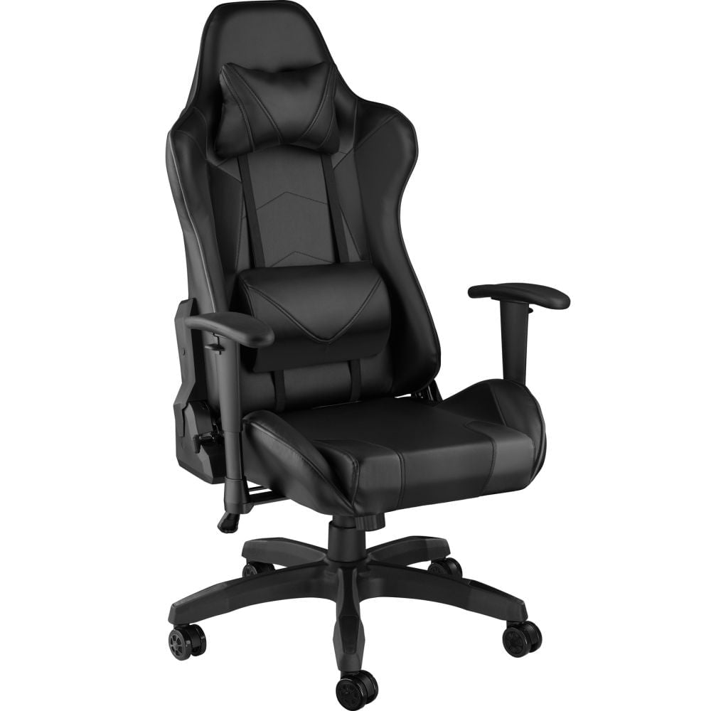 Fauteuil de bureau chaise siège sport gamer noir 08_0000368