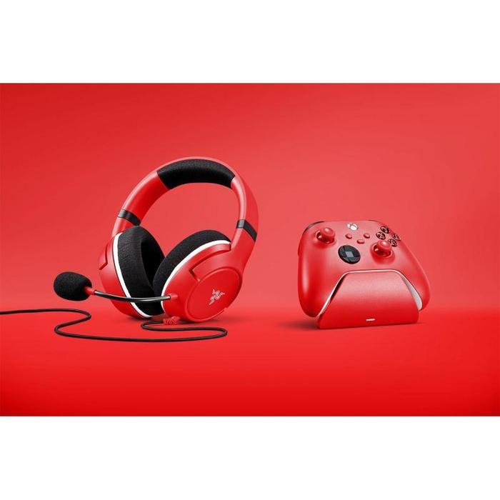 Razer pack essential duo casque gaming et chargeur manette Xbox rouge