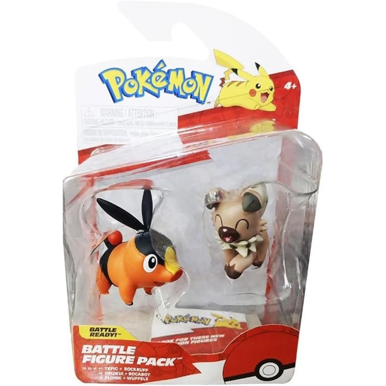 Pokémon Figurine de Combat – Tepic & Rockruff