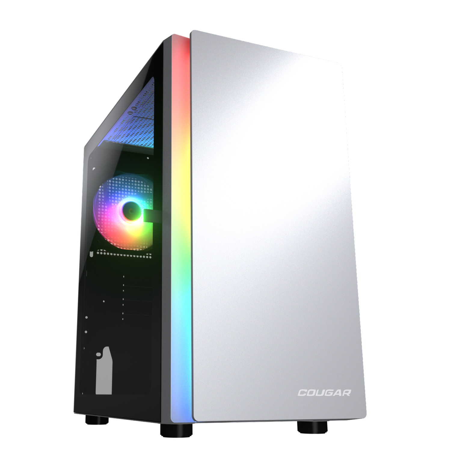 Boitier PC Mini Tour Micro ATX Cougar Purity RGB avec panneau vitré - vue 2