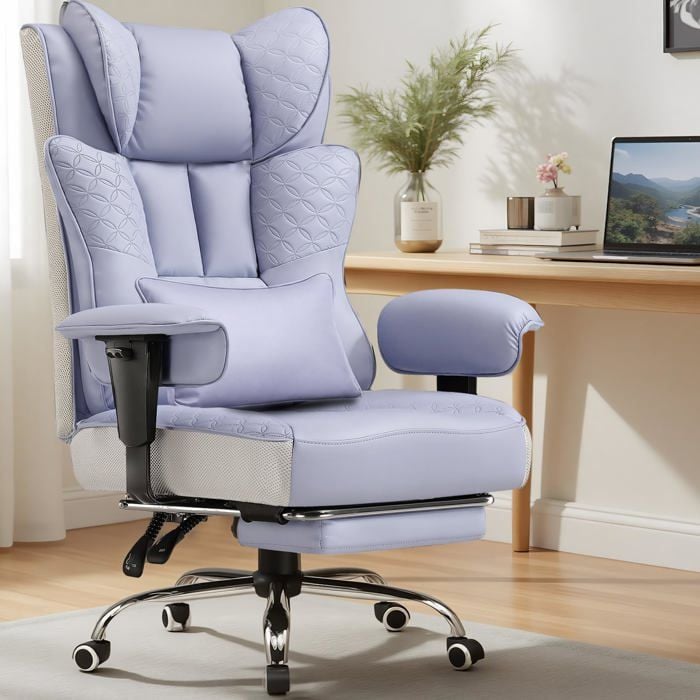 Fauteuil gaming ergonomique GTPLAYER avec repose pieds