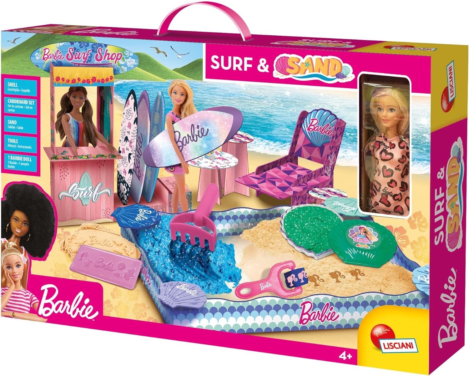 Coffret De Sable Magique - Barbie Coffret Sand & Surf - Lisciani