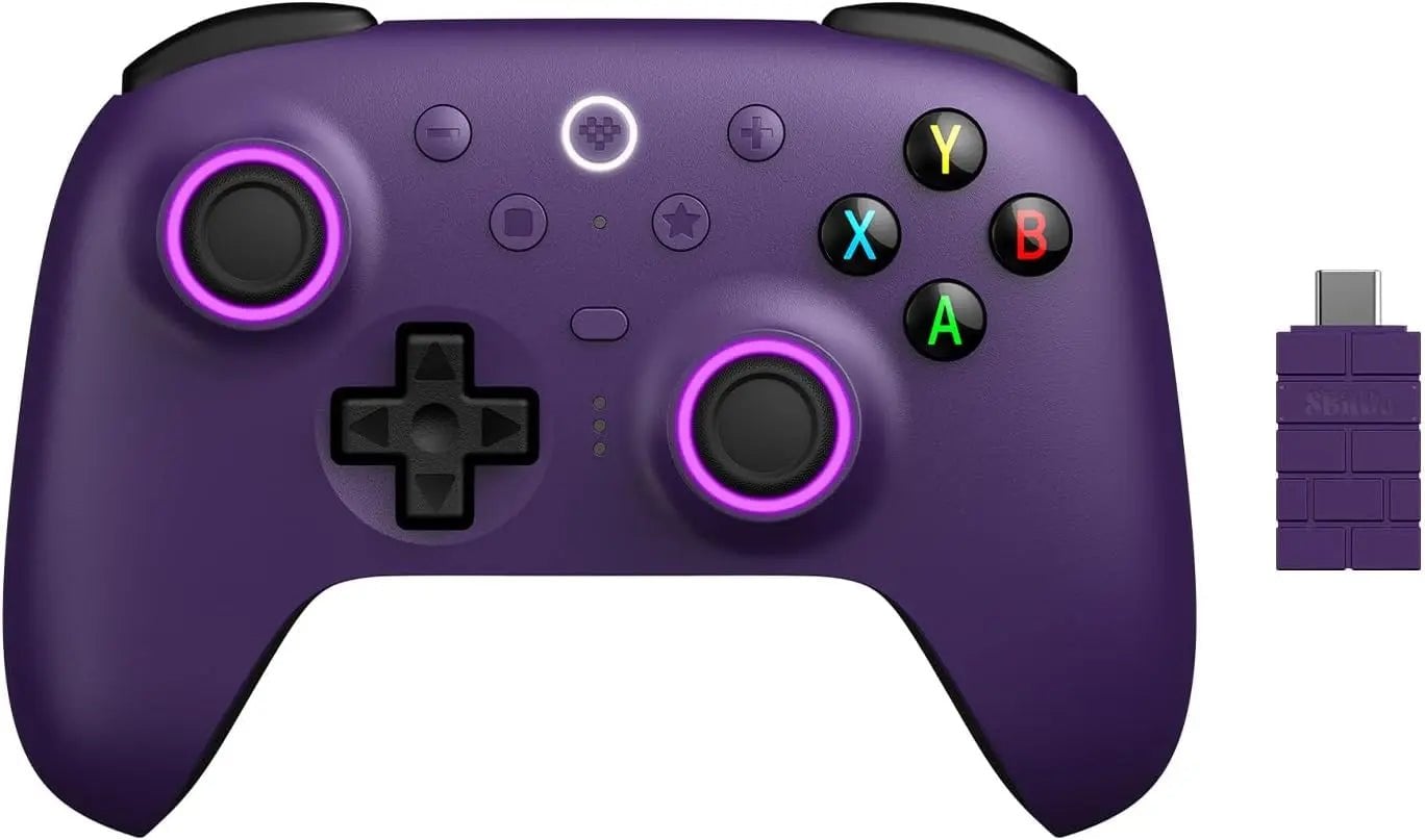8BitDo Ultimate 2 Wireless 2.4G - PC Windows / Android - Purple Edition