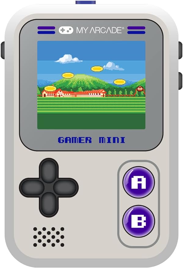 MY ARCADE - GAMER MINI CLASSIQUE CONSOLE DE POCHE - GRIS/VIOLET