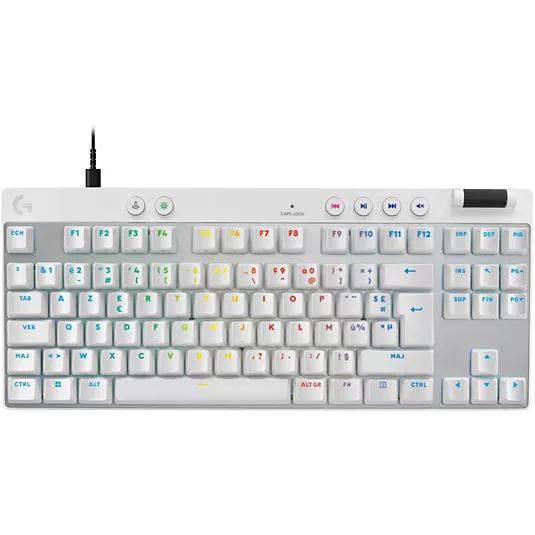 Clavier - Logitech PRO X TKL RAPID - Blanc