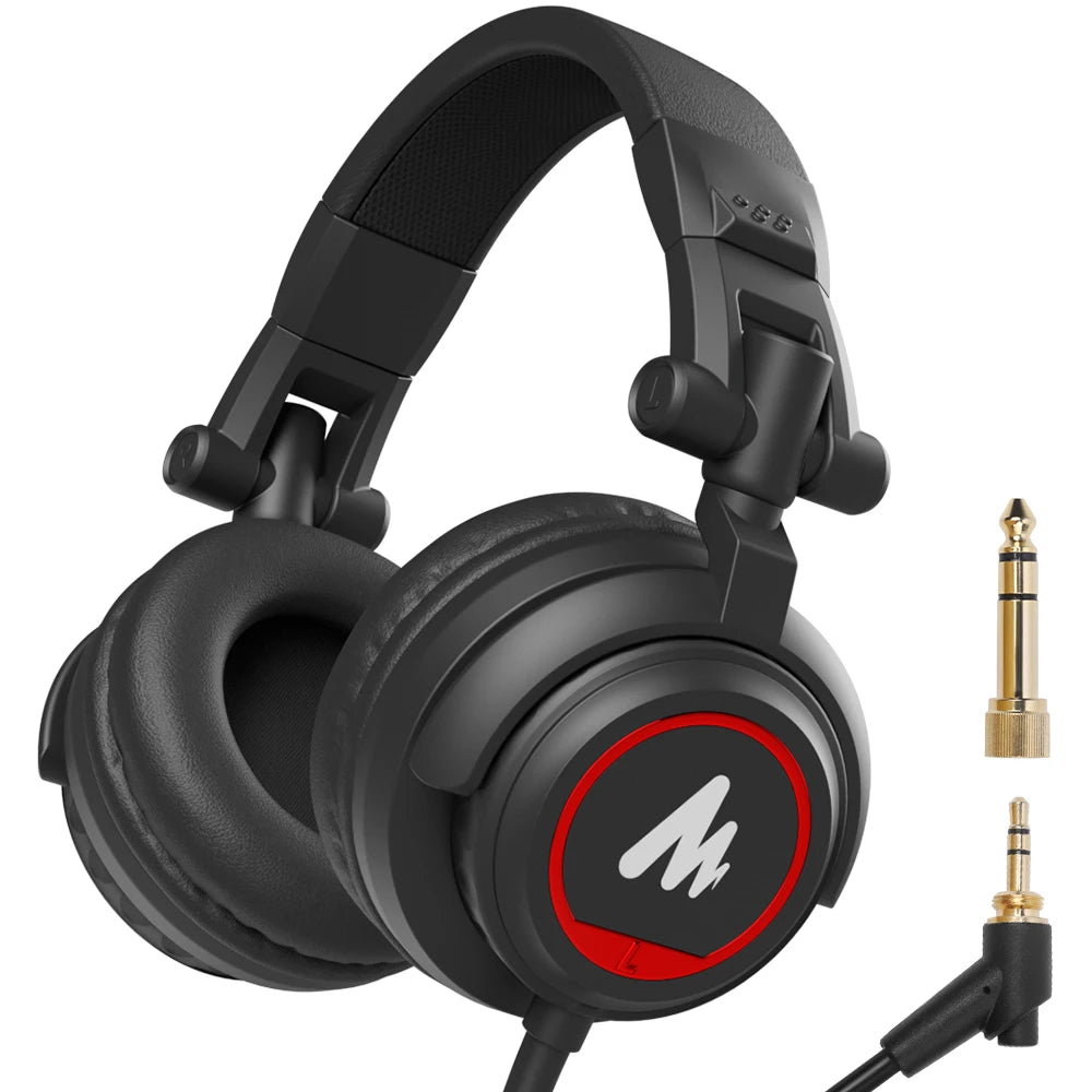 Casque de moniteur de Studio professionnel avec prise et câble détachables et pilote 50mm pour DJ Studio - vue 2