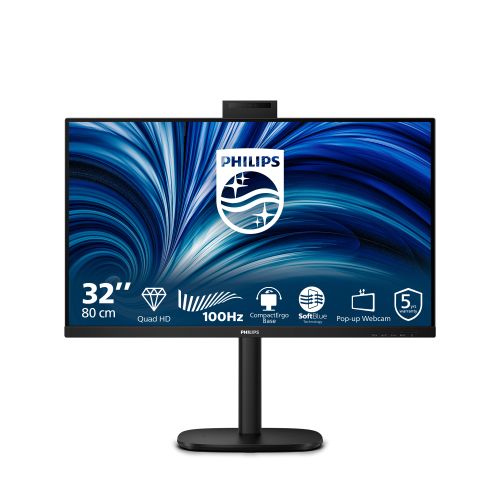 Philips 32B2U3601H 3000 Series écran LED 32 31.5 visualisable 2560 x 1440 QHD @ 100 Hz IPS 1000:1 HDMI DisplayPort USB C haut parleurs - vue 5