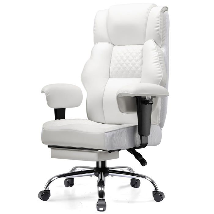 Chaise Gaming Ergonomique GTPLAYER Modèle GTPLAYER Similicuir Ressorts ensachés Repose pieds réglable - vue 2