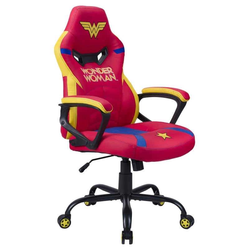 Chaise gaming Wonder Woman , fauteuil gamer Rouge taille S/M