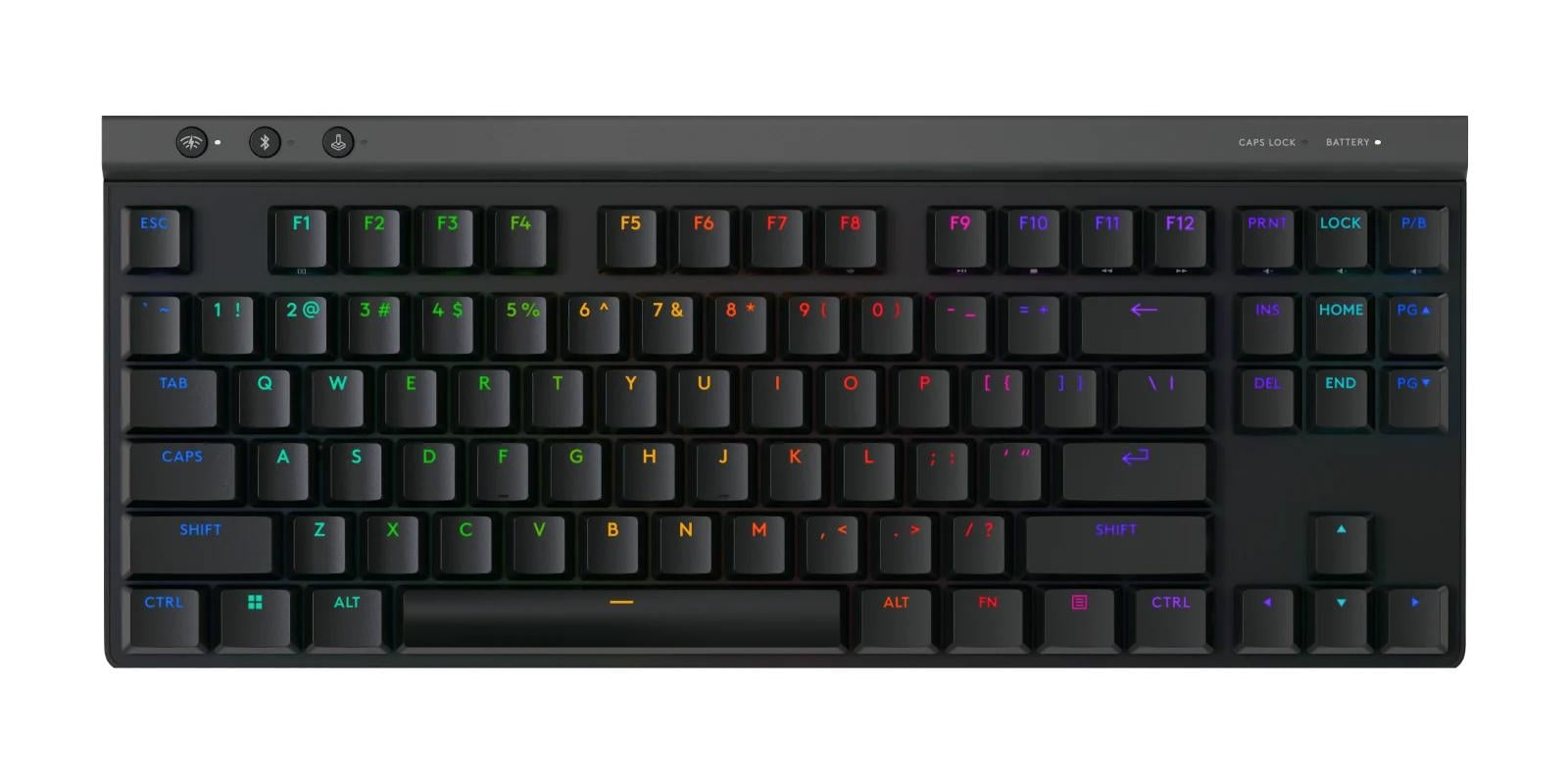 Clavier Gamer - LOGITECH G G515 TKL Lightspeed - Noir - Mécanique - Sans fil - RGB