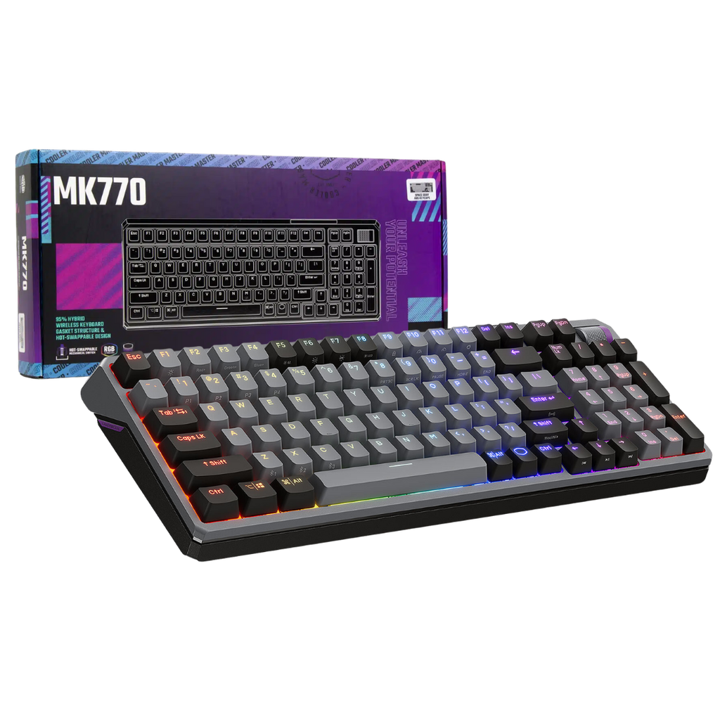 Clavier Mécanique Cooler Master MK770 – Universel, USB, RF Wireless, Bluetooth - vue 9