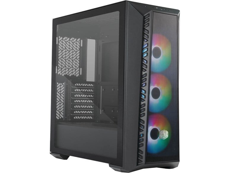 Boîtier PC COOLER MASTER MasterBox 520 Mesh ARGB - Acier - Noir - 50,2 x 21 x 49,8 cm