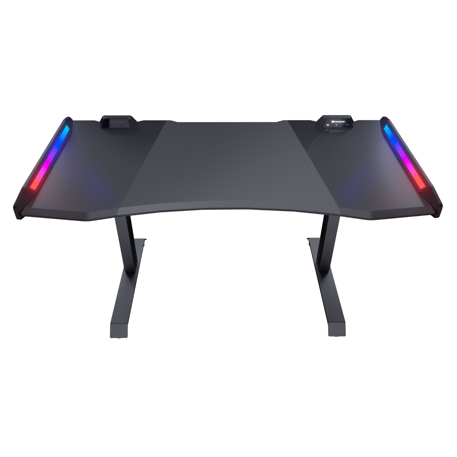 Bureau Gaming Cougar Gaming DEIMUS Design Ergonomique Système de gestion des câbles intégré - vue 3