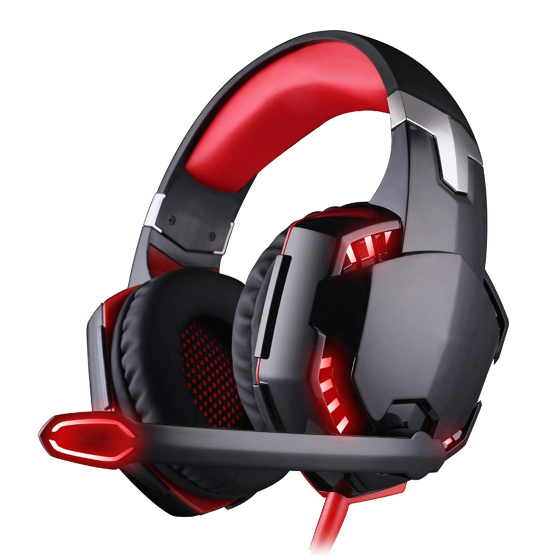 Casque Gaming USB Ordinateur 7.1 Surround LED Boutons de Contrôle YONIS Neuf