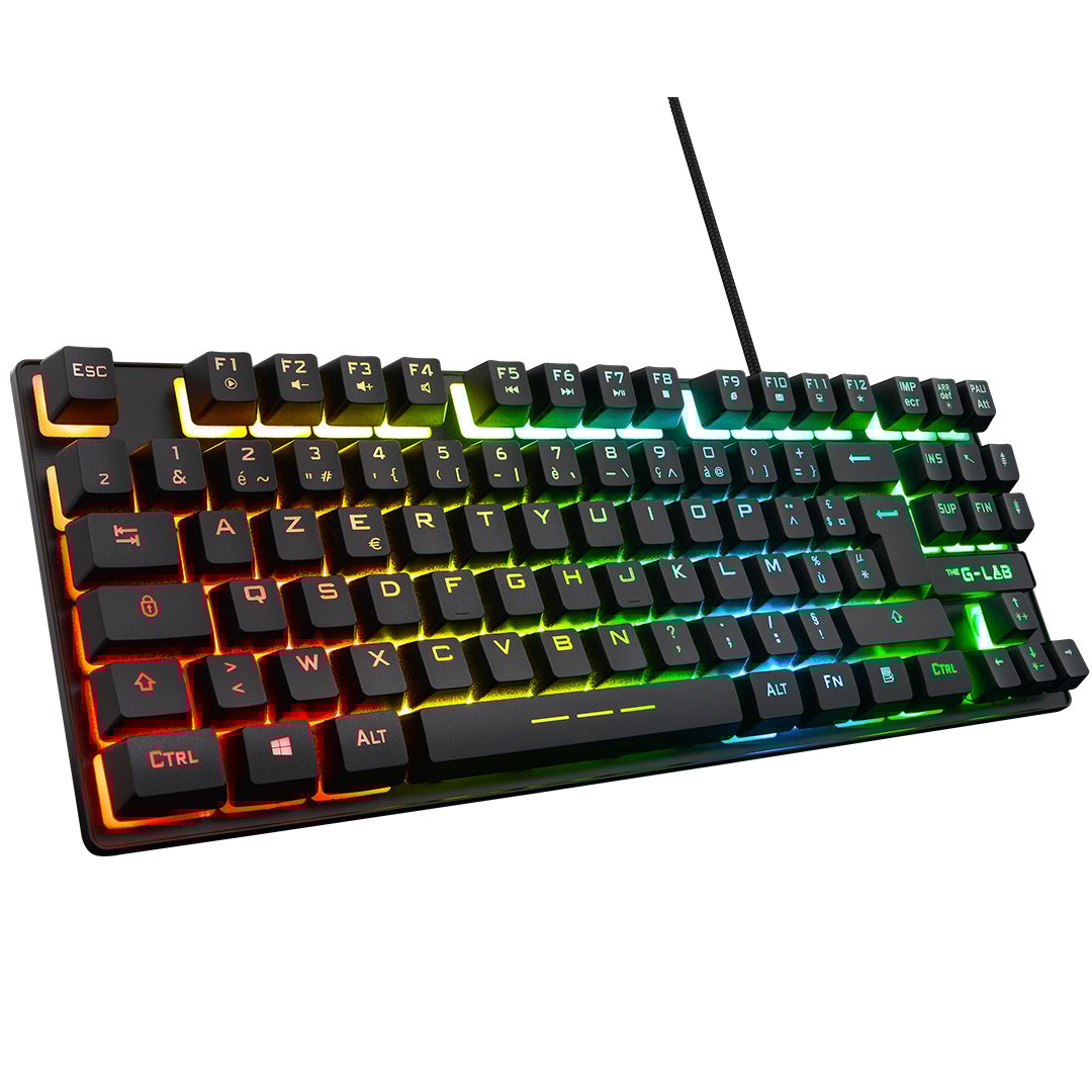 Clavier gaming G-Lab CEASIUM TKL - Ultra Compact - RGB - Noir