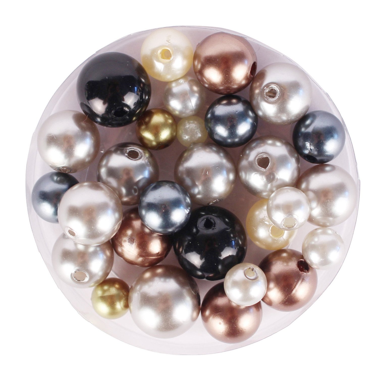 Perles pour enfant nacrées rondes tendance 0,8 cm 130 pièces