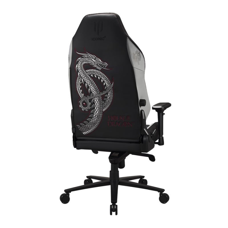 Fauteuil gamer Apollon collector House of the Dragon, chaise gaming Noir Taille XL