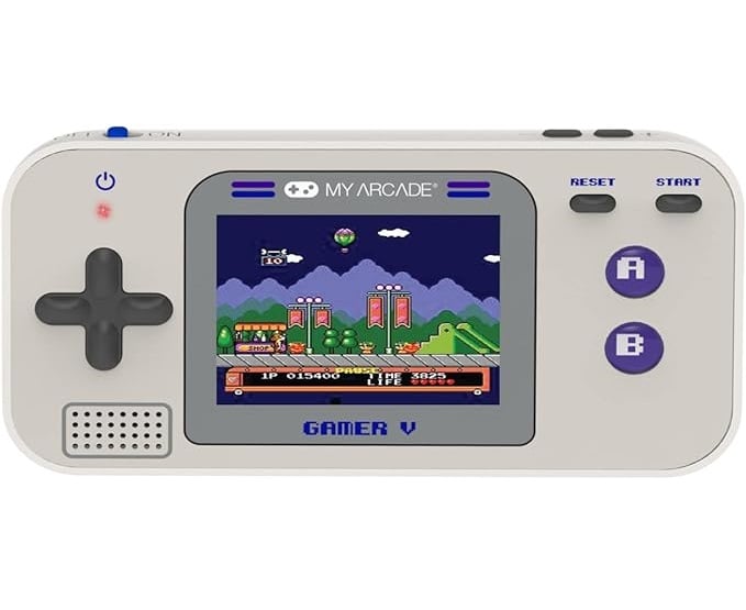 MY ARCADE- GAMER V CLASSIQUE CONSOLE PORTABLE GAMING - GRIS/VIOLET