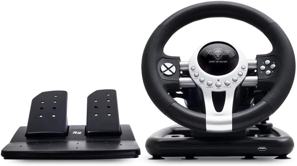 Spirit of Gamer Race Wheel Pro 2 USB Volant + pédales Numérique PC PlayStation 4 Playstation 3 Xbox One Neuf - vue 5