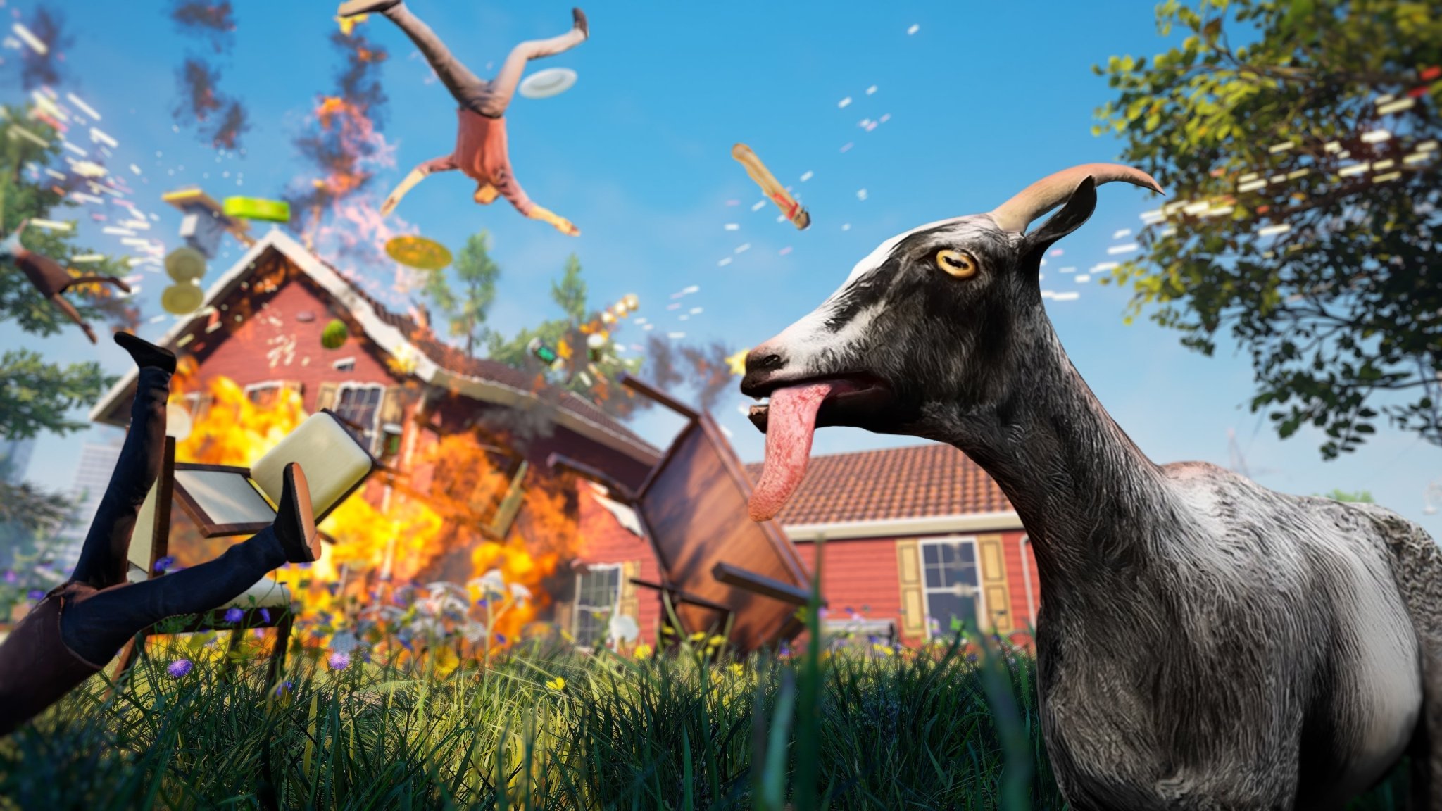 Goat Simulator Remastered Jeu PS5 - vue 10