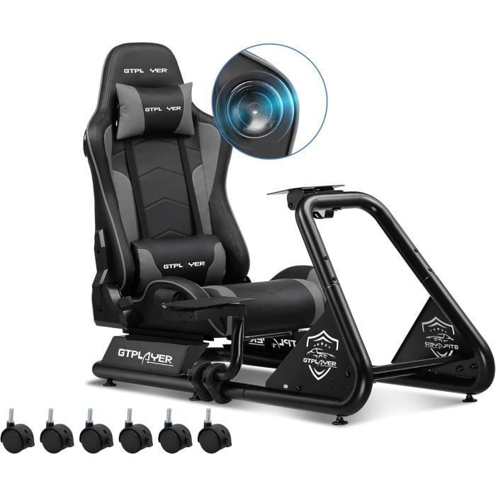 Simulateur de Conduite GTPLAYER GTS03 GY Siège avec Haut Parleurs Réglable Compatible PC - vue 2