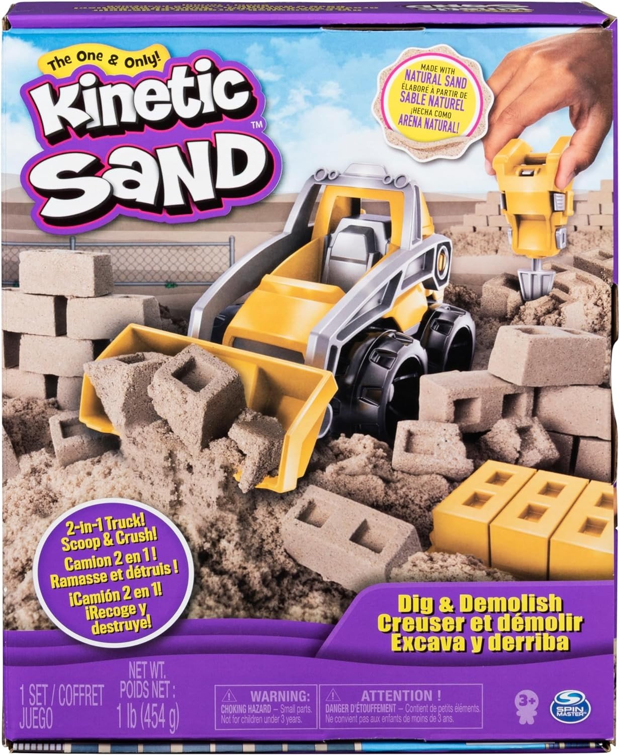 Coffret Kinetic Sand Chantier - Spin Master