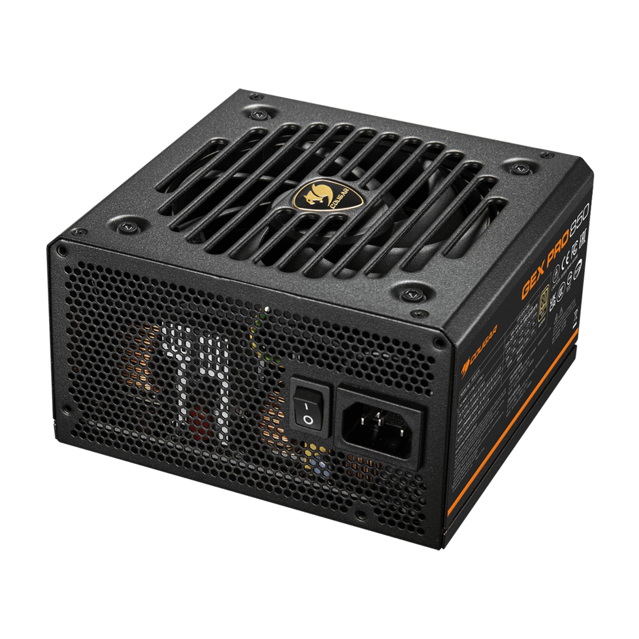 Alimentation PC Gaming Cougar Gaming GEXPRO ATX 3.1 80 PLUS Gold Modulaire PCIe 12+4 Pin Ventilateur HDB 120 mm