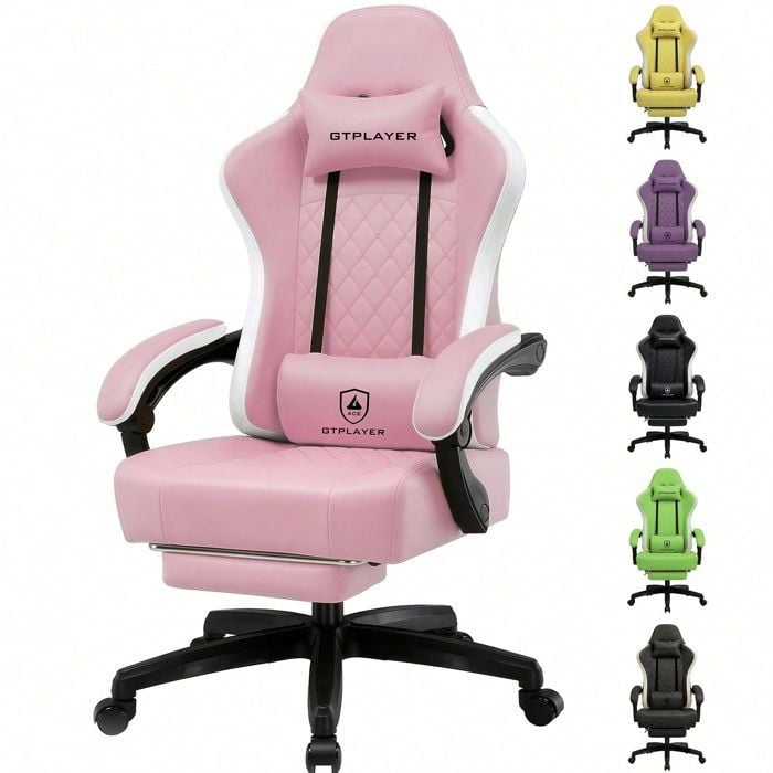 Chaise gaming ergonomique GTPLAYER GTPLAYER Similicuir Ressorts ensachés Capacité 150 kg