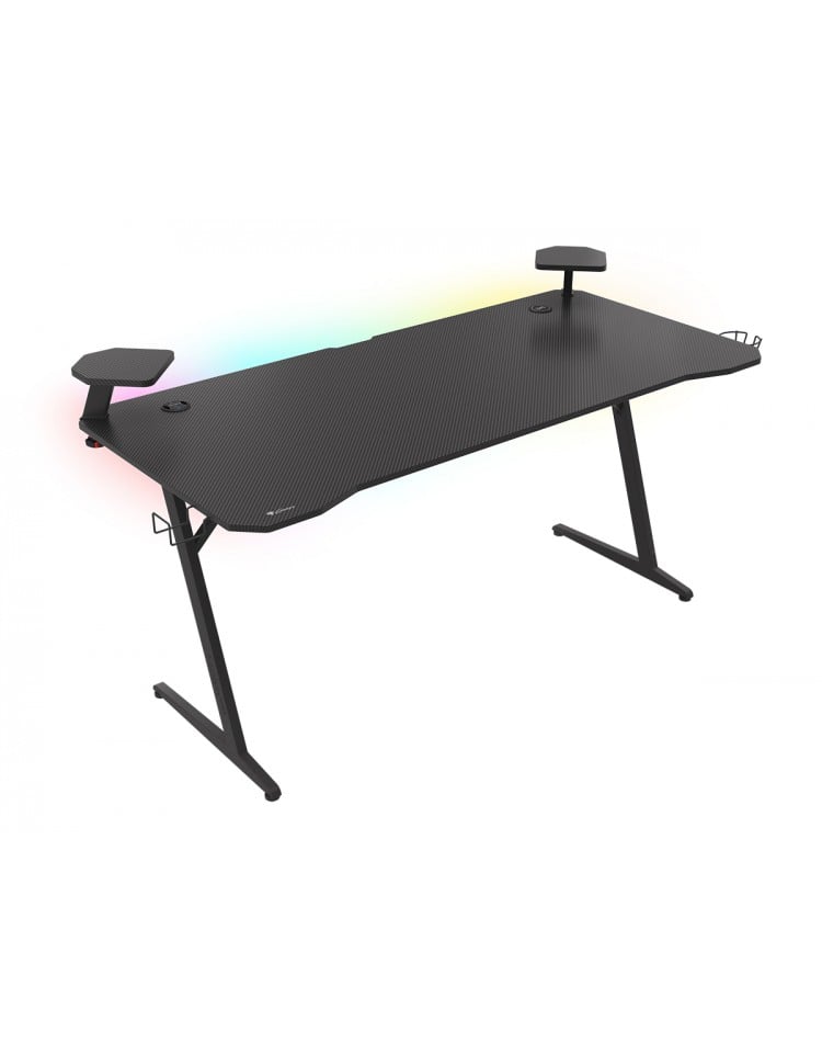 BUREAU HOLM 510 RGB 160CM NOIR GENESIS