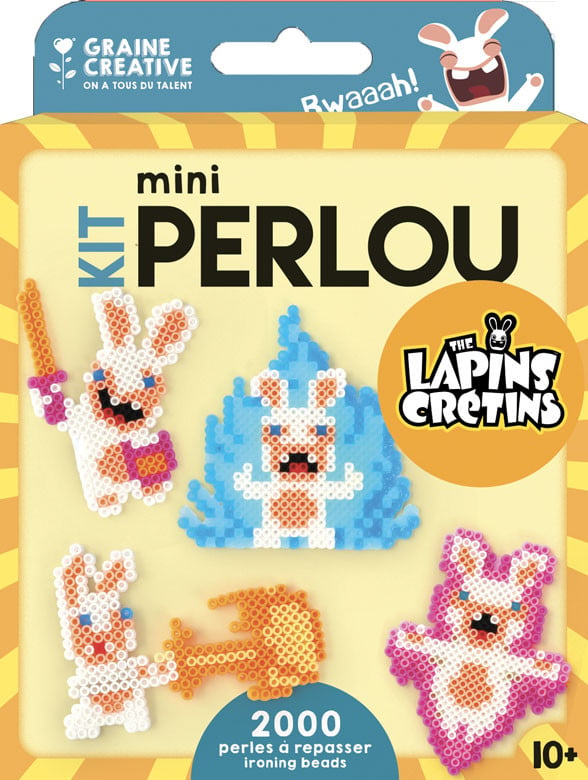 KIT MINI PERLOU 2000 PERLES THE LAPINS CRETINS GAMING