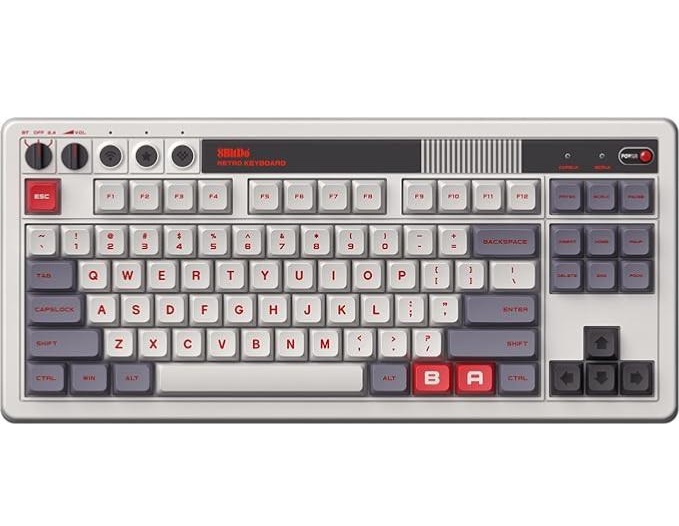 Clavier Mécanique Retro 8BitDo N Edition – Ultra-Compatible, Bluetooth, USB - vue 4