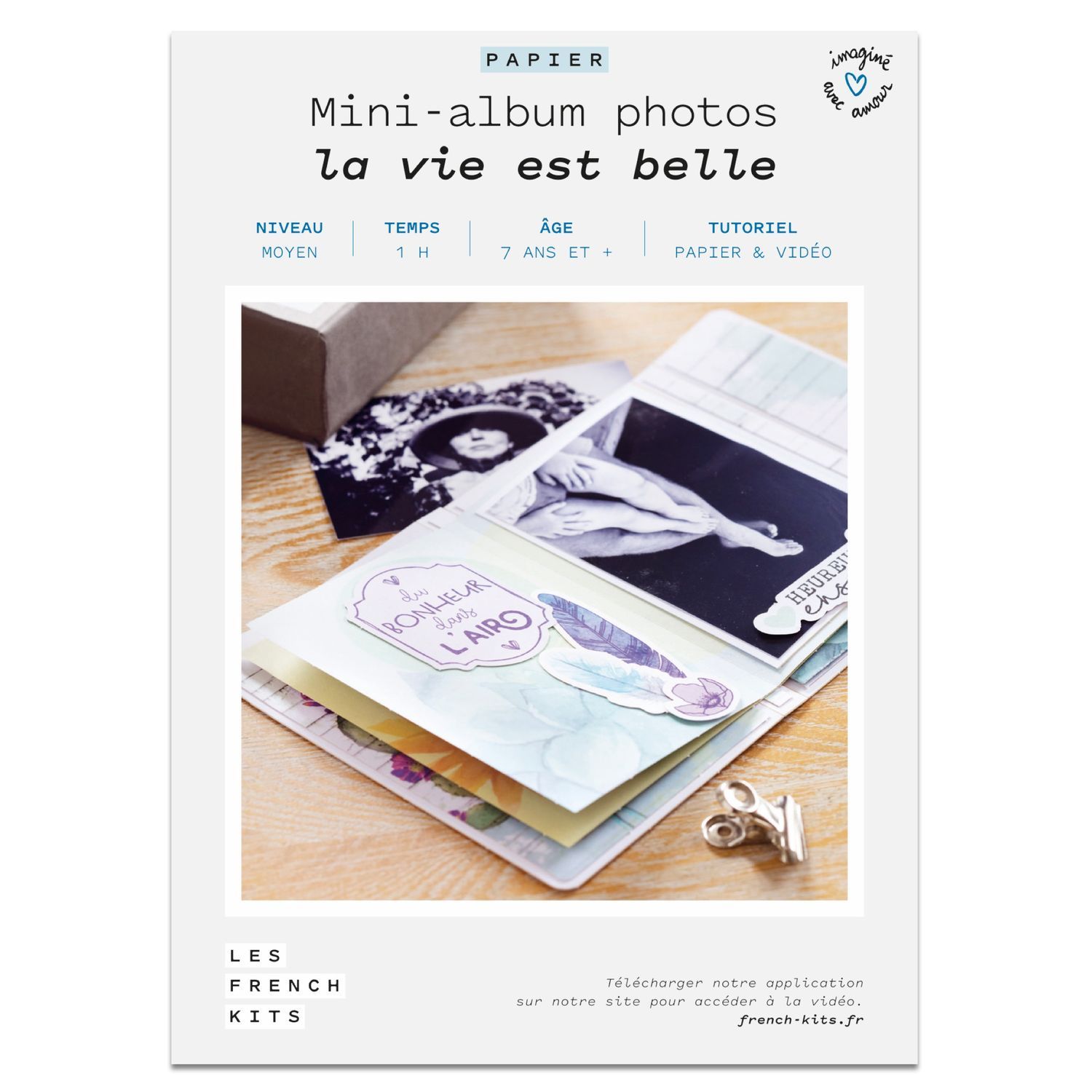 Coffret Scrapbooking - Mini Album-photos - 8 pages