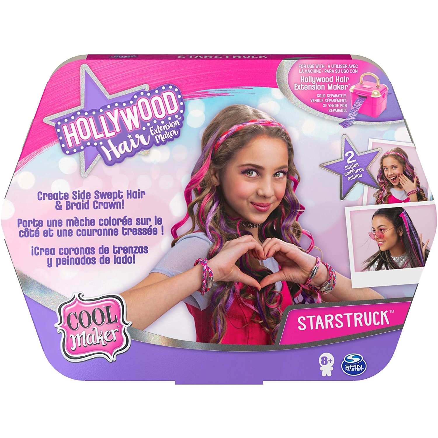 Cool Maker Hollywood Hair Extensions de mèches colorées