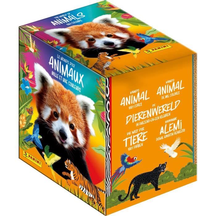 Boîte de Stickers PANINI Animaux 2025 36 pochettes 180 stickers - vue 2