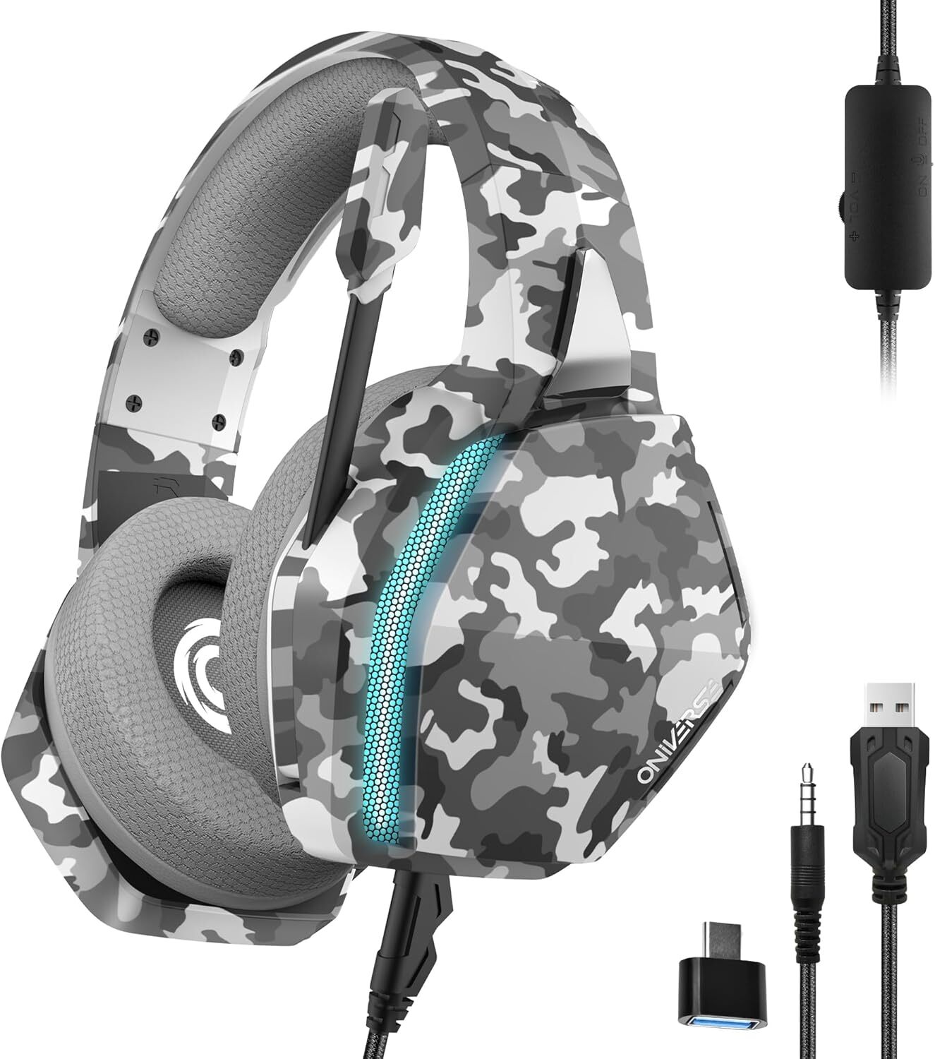 Casque gaming filaire Oniverse Nebula Multiplateforme urbain - vue 9