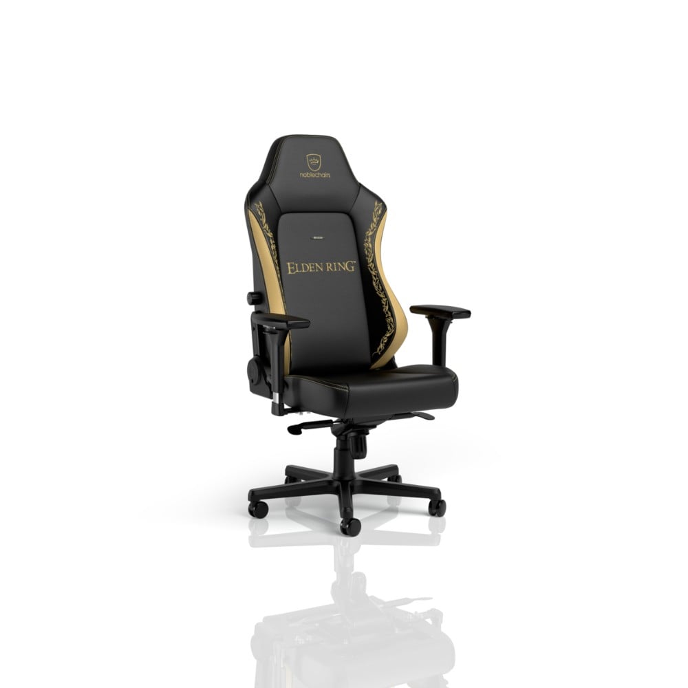 noblechairs NBL HRO PU ERE Siège pour jeu vidéo Siège de jeu sur PC Siège rembourré Or Neuf - vue 4