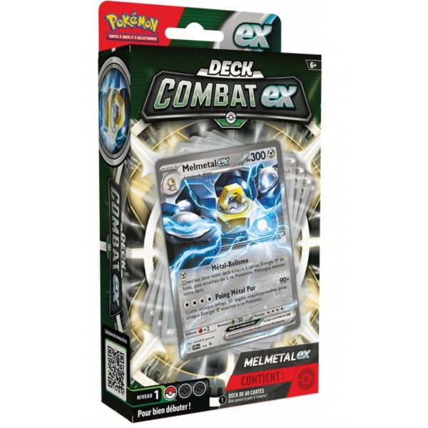 Pokemon deck préconstruits deck de combat melmetal ex starter asmodee 60 cartes a collectionner - vue 3