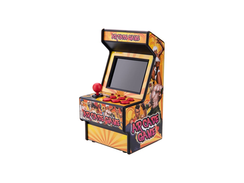 Avizar Mini borne d'arcade 156 jeux Look Rétro Modèle 4 Jaune - vue 1