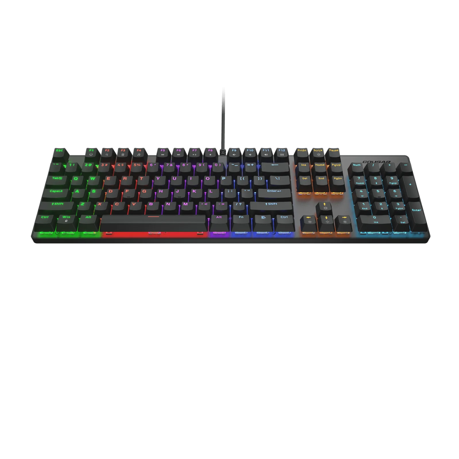 Clavier gaming Cougar Gaming ULTIMUSEX Clavier Mécanique Commutateurs 1000 Hz Effets RGB Touches à Double Injection