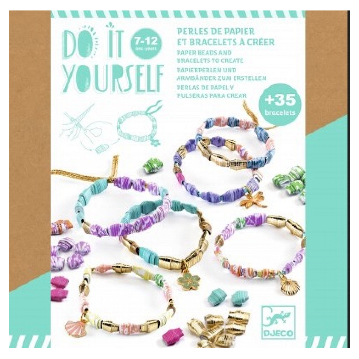 coffret creatif perles de papier diy