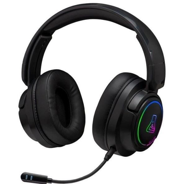 Casque Gamer sans fil - KORP IRIDIUM - Microphone - RGB - PC/PS4/Xbox One - Noir